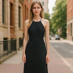 FRAICHE BY J Women's Mona Black Dress MEDIUM